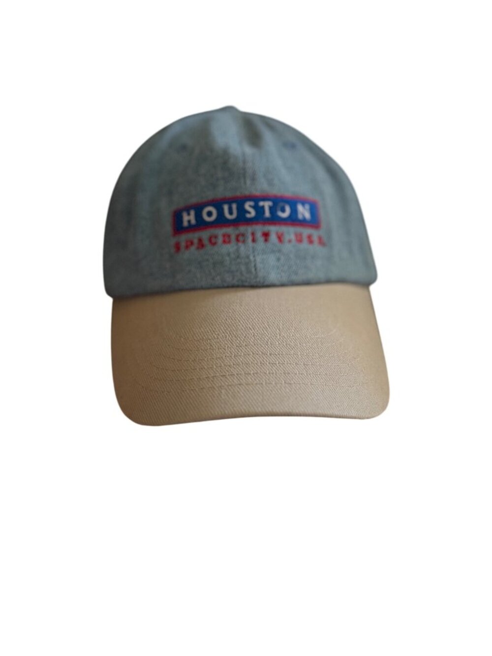 Vintage Houston Space City USA Adjustable Denim Baseball Cap SpaceCity Sportswea